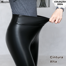 Calça de Couro Aveludada - Hot Slim® | Coleção 2024 [COMPRE 1 LEVE 2]